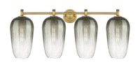 Downtown Urban Bath Vanity Light Brass Glass