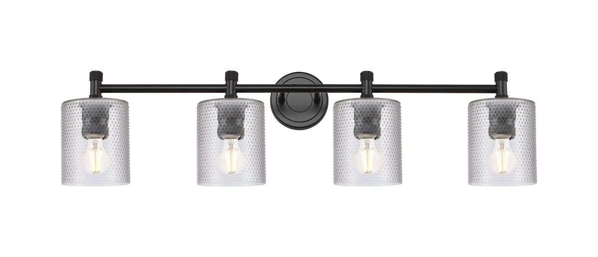 Cobbleskill 36-Inch 4-Light Bath Vanity Light Dimmable
