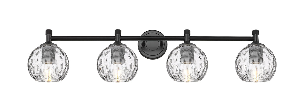 Athens Water Glass 37-Inch 4-Light Bath Vanity Light