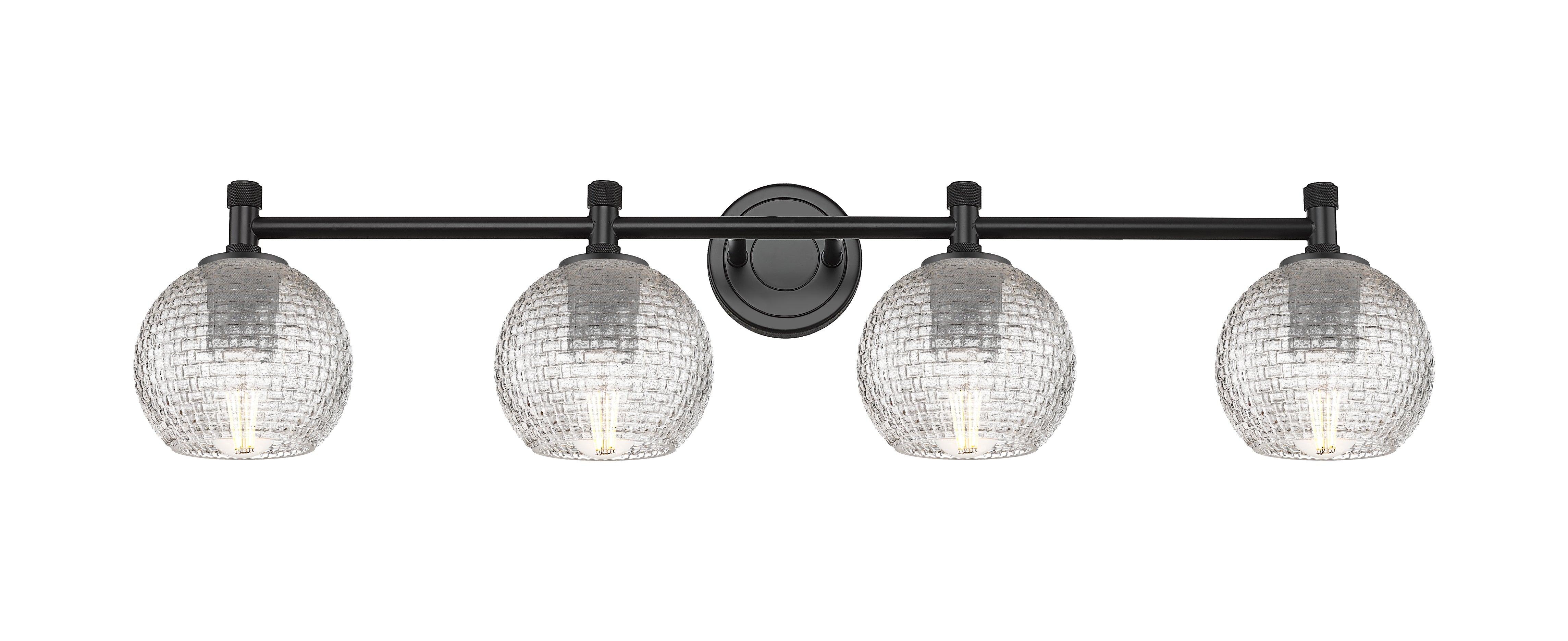 Downtown Urban Bath Vanity Light Three Brass