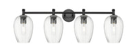 Downtown Urban Bath Vanity Light Brass Glass