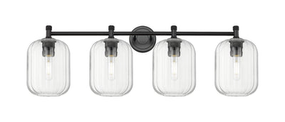 Downtown Urban Bath Vanity Light Brass Glass