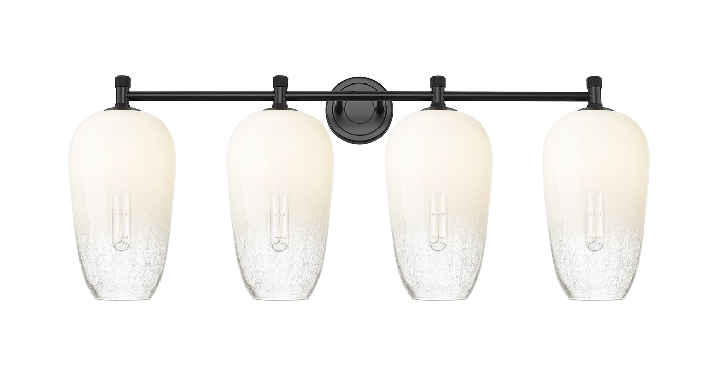 Downtown Urban Bath Vanity Light Brass Glass