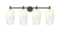 Downtown Urban Bath Vanity Light Brass Glass
