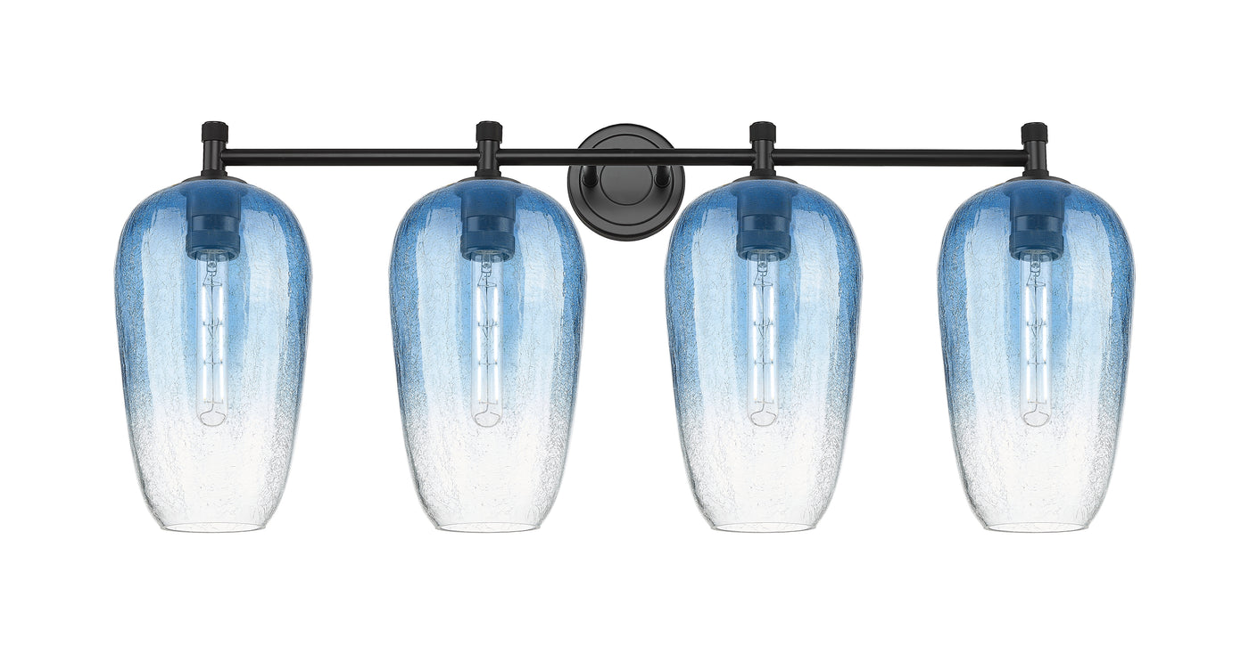 Downtown Urban Bath Vanity Light Brass Glass