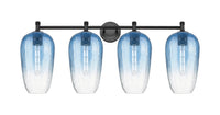 Downtown Urban Bath Vanity Light Brass Glass
