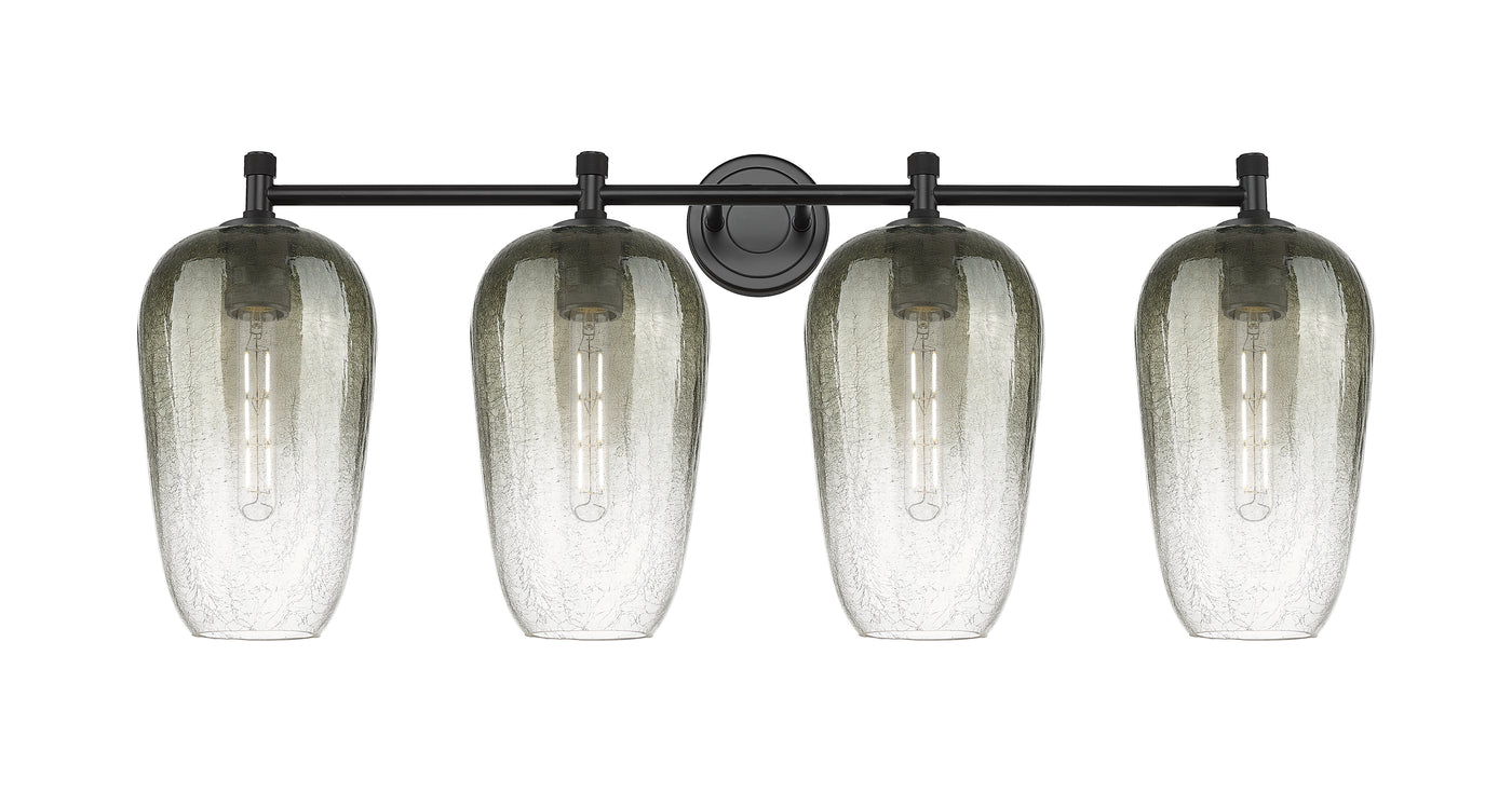 Downtown Urban Bath Vanity Light Brass Glass