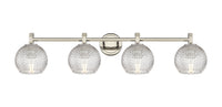 Downtown Urban Bath Vanity Light Three Brass