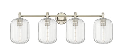 Downtown Urban Bath Vanity Light Brass Glass