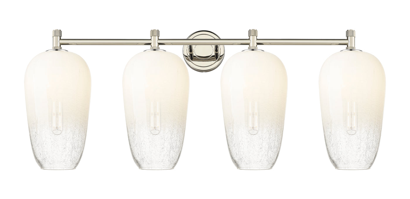 Downtown Urban Bath Vanity Light Brass Glass