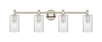 Downtown Urban Bath Vanity Light Brass Glass