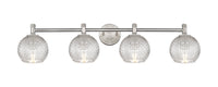 Downtown Urban Bath Vanity Light Three Brass