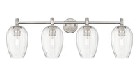 Downtown Urban Bath Vanity Light Brass Glass