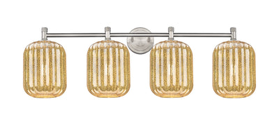 Downtown Urban Bath Vanity Light Brass Glass