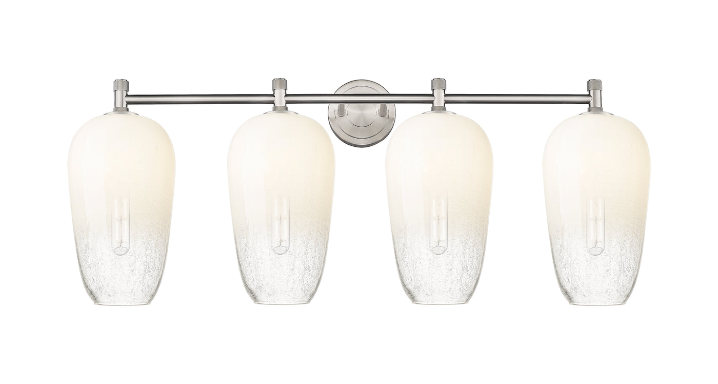 Downtown Urban Bath Vanity Light Brass Glass