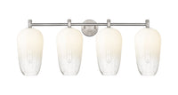 Downtown Urban Bath Vanity Light Brass Glass