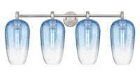 Downtown Urban Bath Vanity Light Brass Glass