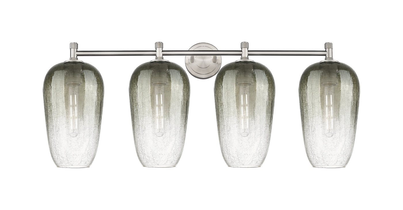 Downtown Urban Bath Vanity Light Brass Glass