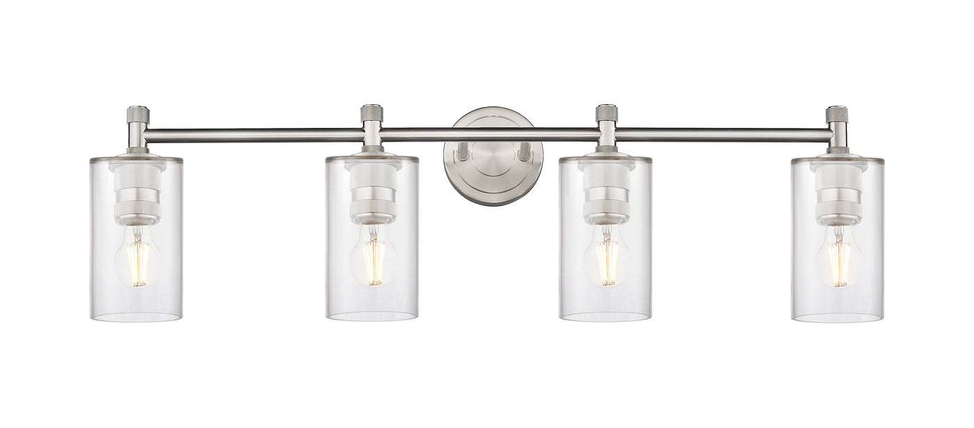 Downtown Urban Bath Vanity Light Brass Glass
