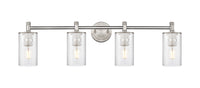 Downtown Urban Bath Vanity Light Brass Glass