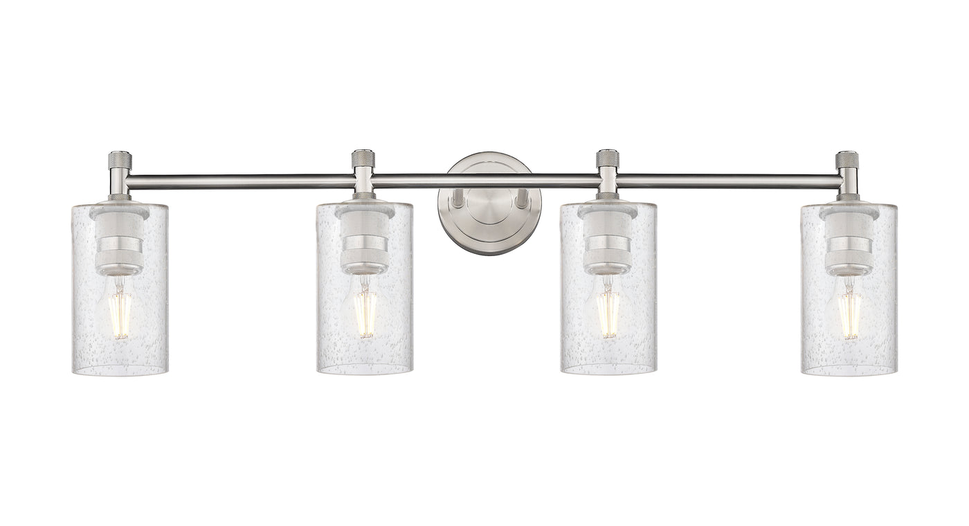 Downtown Urban Bath Vanity Light Brass Glass