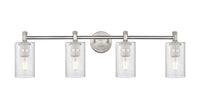 Downtown Urban Bath Vanity Light Brass Glass