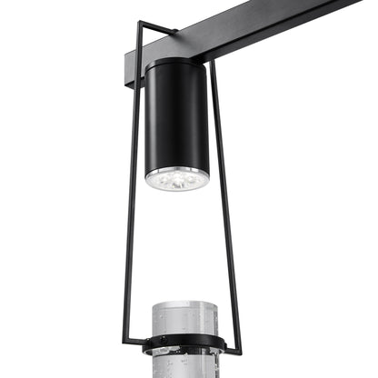 Harmony 5 Light Chandelier | Matte Black