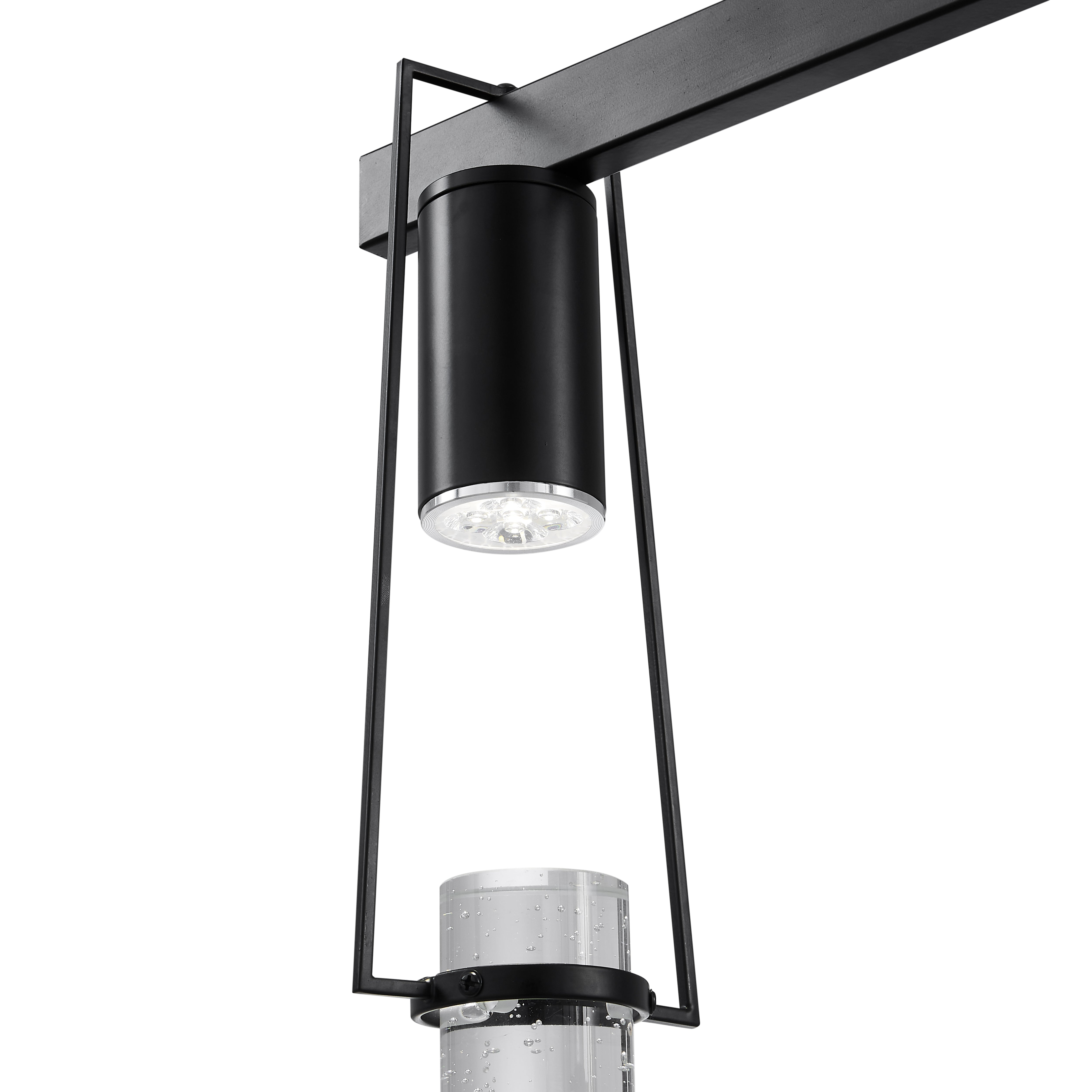 Harmony 5 Light Chandelier | Matte Black