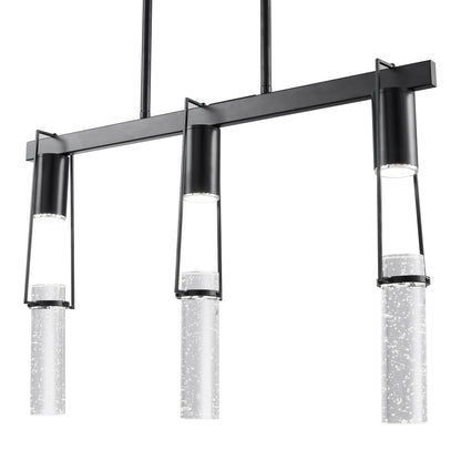Harmony 3 Light Chandelier | Matte Black