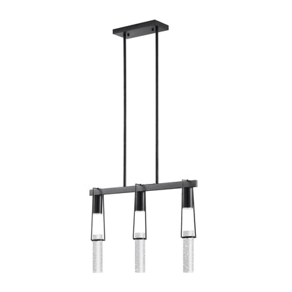 Harmony 3 Light Chandelier | Matte Black