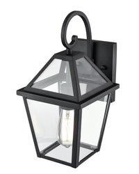 7'' Eston Textured Black 1 Light Wall Sconce