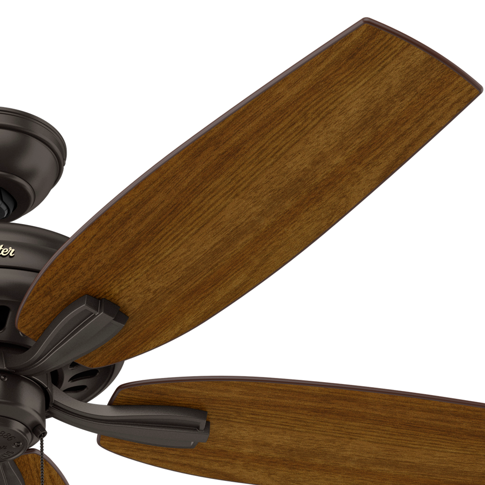 52 inch Newsome Premier Bronze Ceiling Fan and Pull Chain