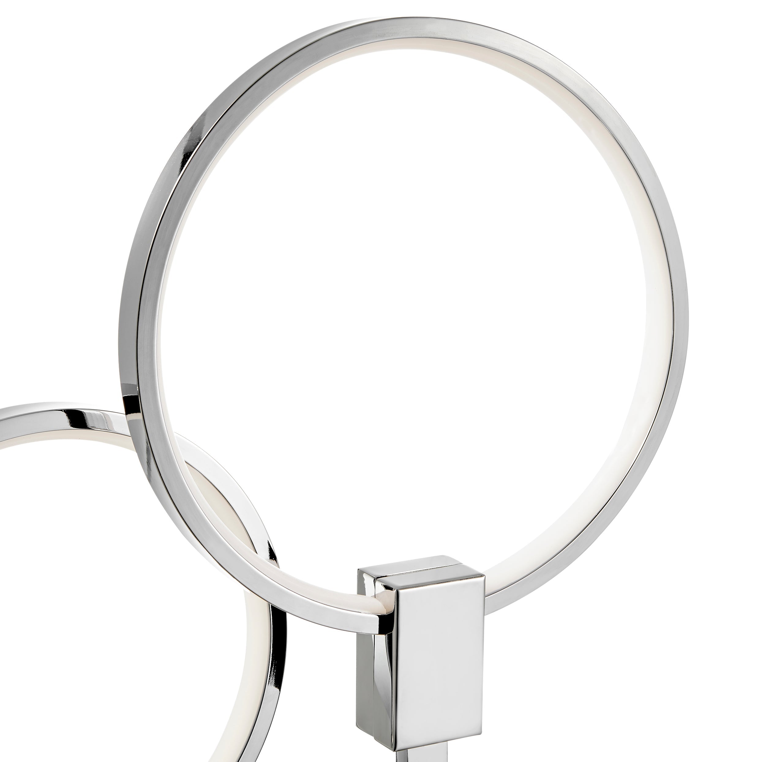 Hong Kong LED Tall Table Lamp | Chrome