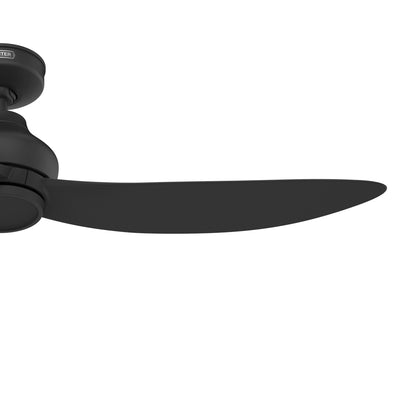 52 inch Mazzini ENERGY STAR® Matte Black Damp Rated Ceiling Fan and Handheld Remote