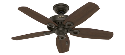 42 inch Builder New Bronze Ceiling Fan with LED Light Kit and Pull Chain