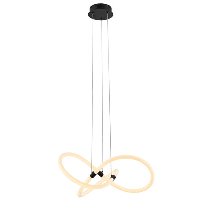 Daisy LED Adjustable Chandelier | Matte Black