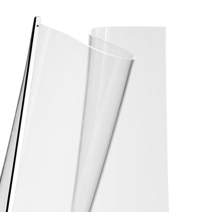 Acrylic Lace Floor Lamp | Chrome