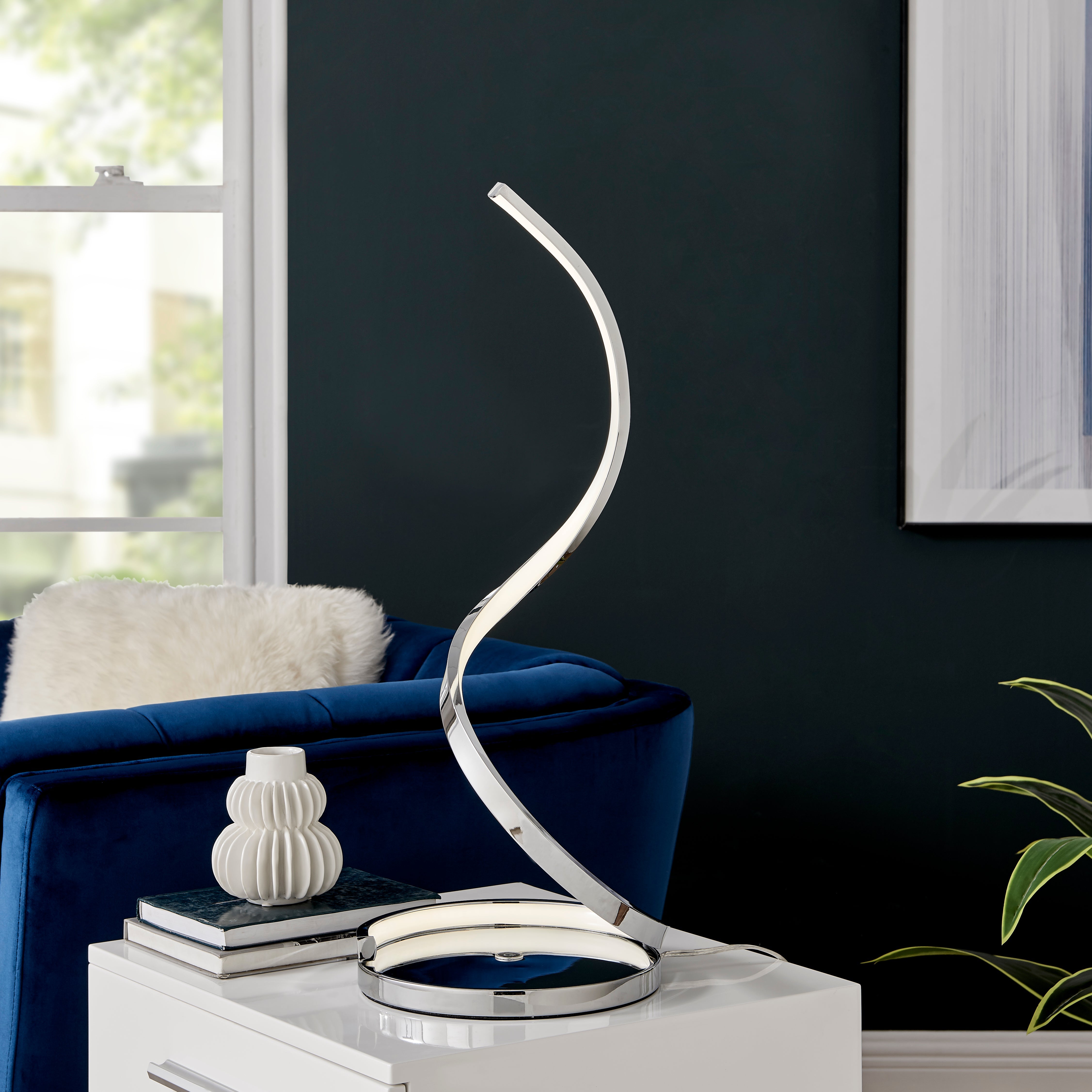 Modern Spiral LED Table Lamp | Led Strip