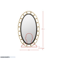 Chains of Love 24x40 Oval Wall Mirror