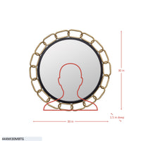 Chains of Love 30-in Round Wall Mirror