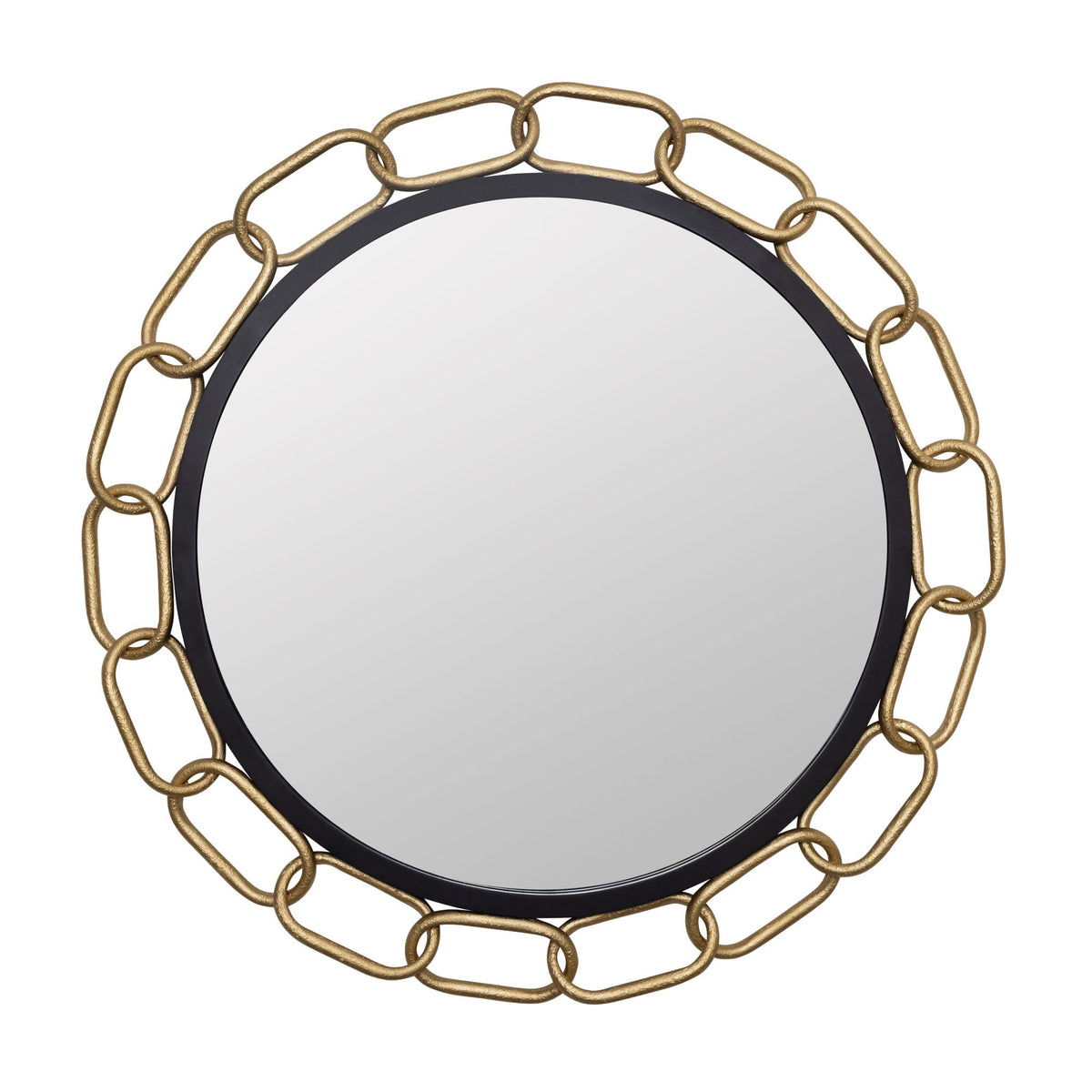 Chains of Love 30-in Round Wall Mirror