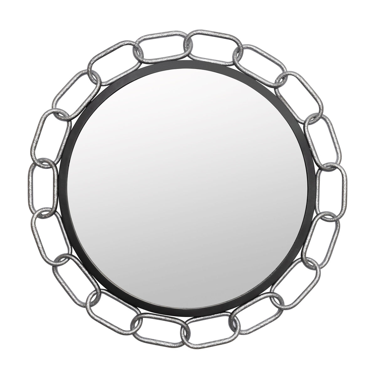 Chains of Love 30-in Round Wall Mirror