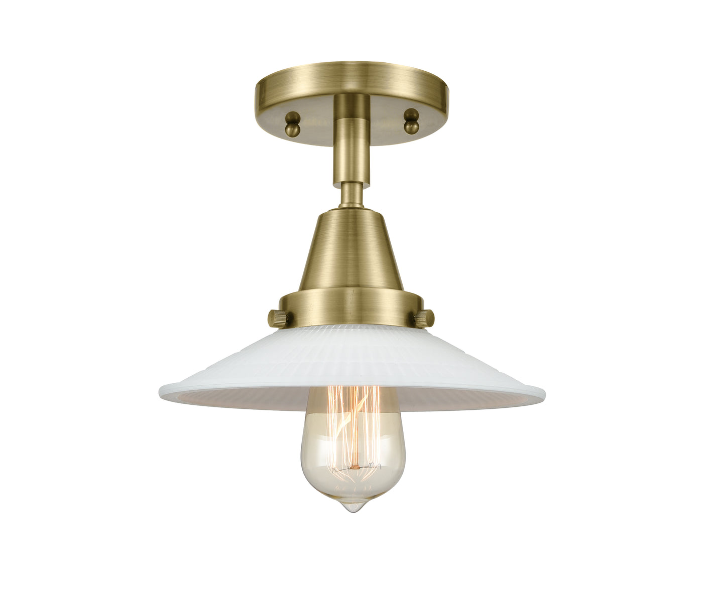 Caden Semi-Flush Mount Brushed Satin Nickel