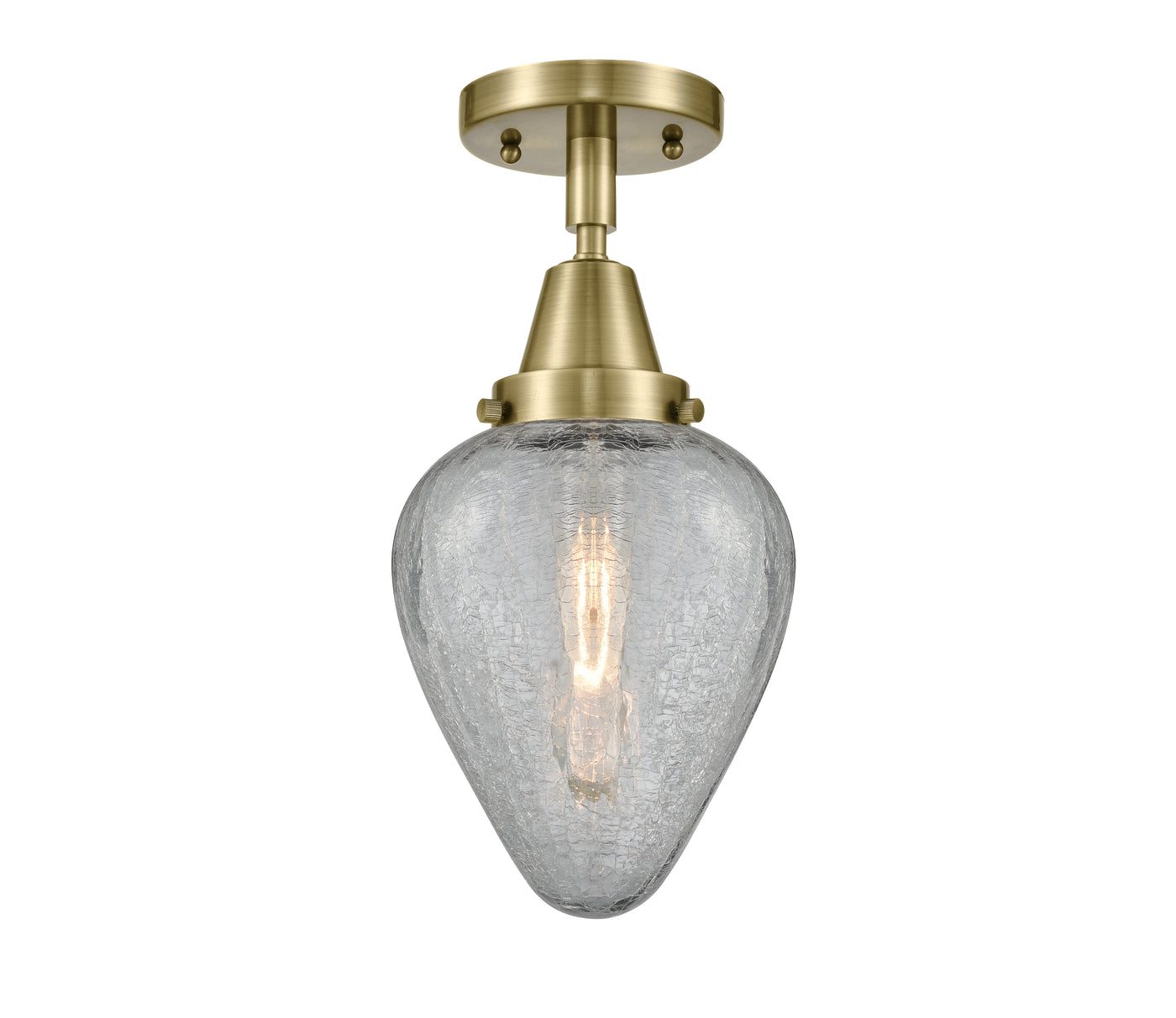 Caden Semi-Flush Mount Brushed Satin Nickel