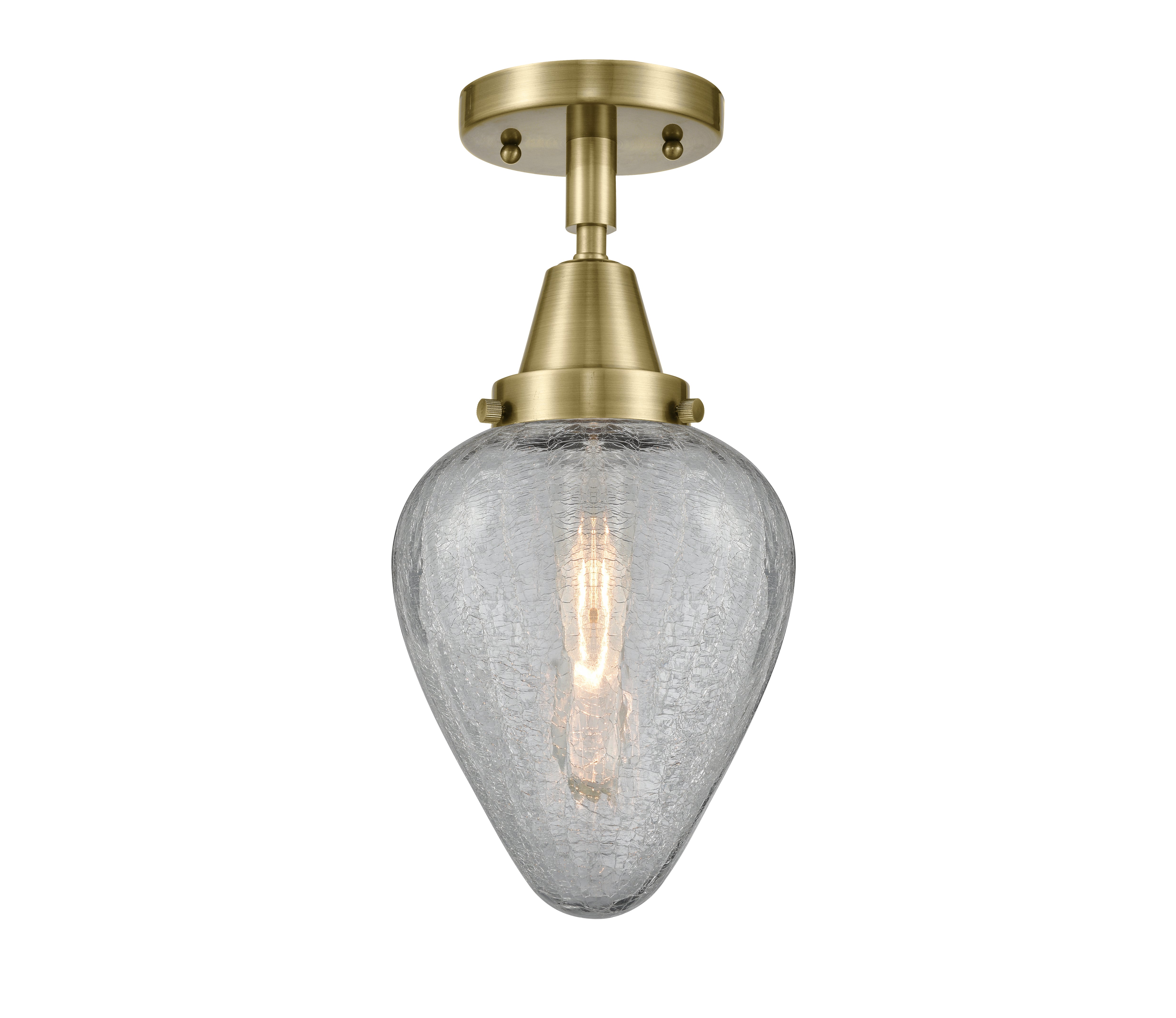 Caden Semi-Flush Mount Brushed Satin Nickel