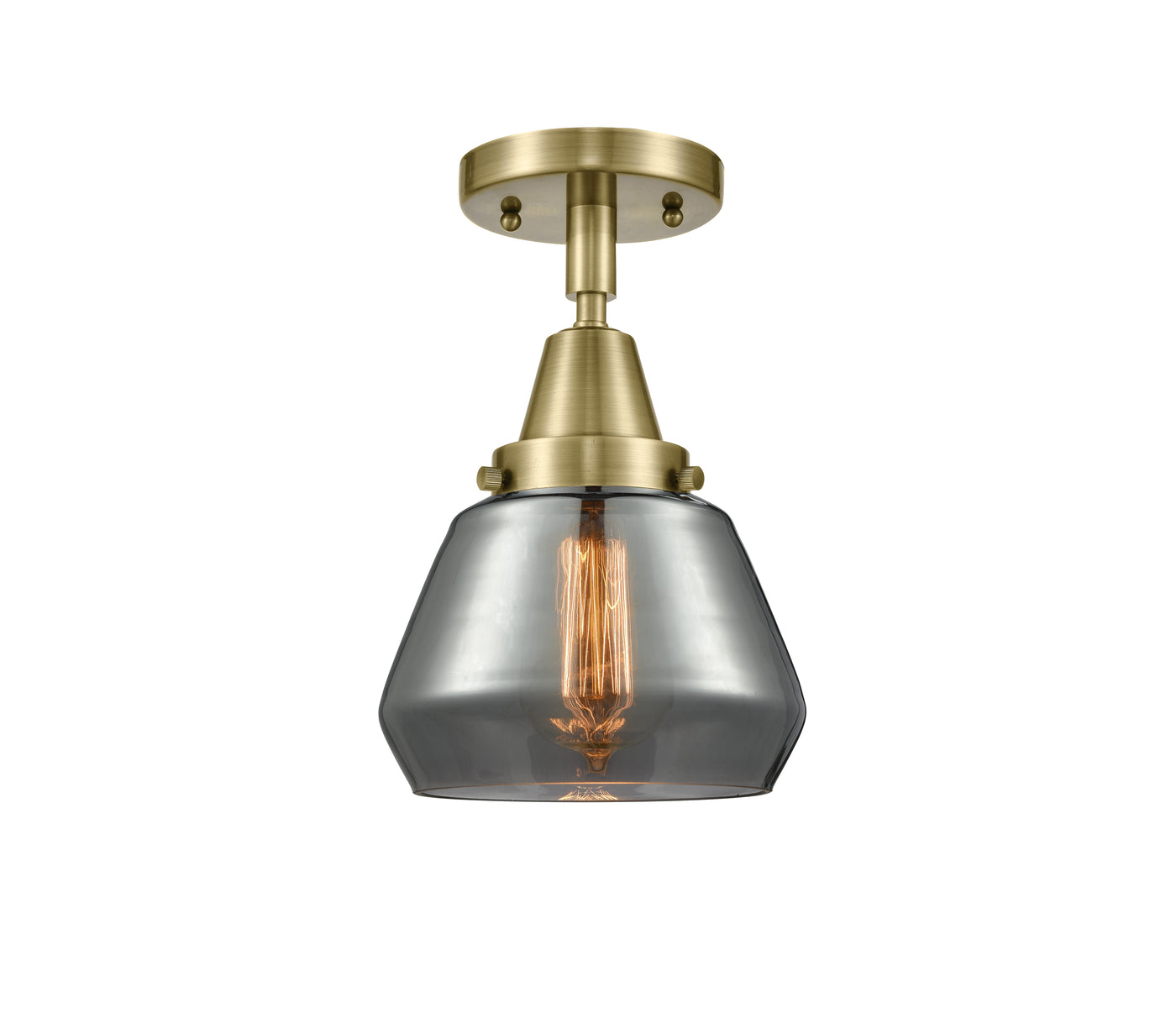Caden Semi-Flush Mount Brushed Satin Nickel