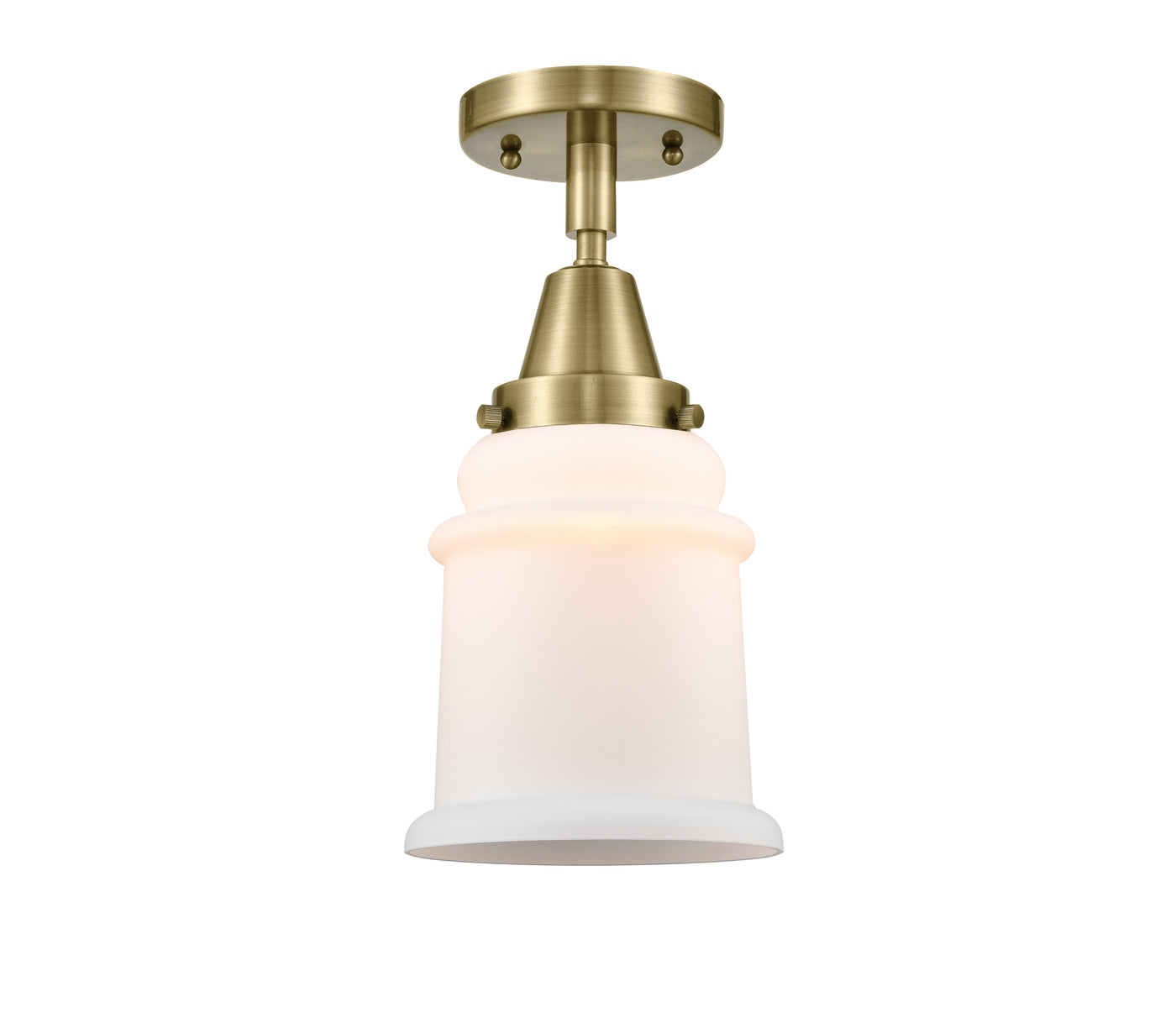 Caden Semi-Flush Mount Brushed Satin Nickel