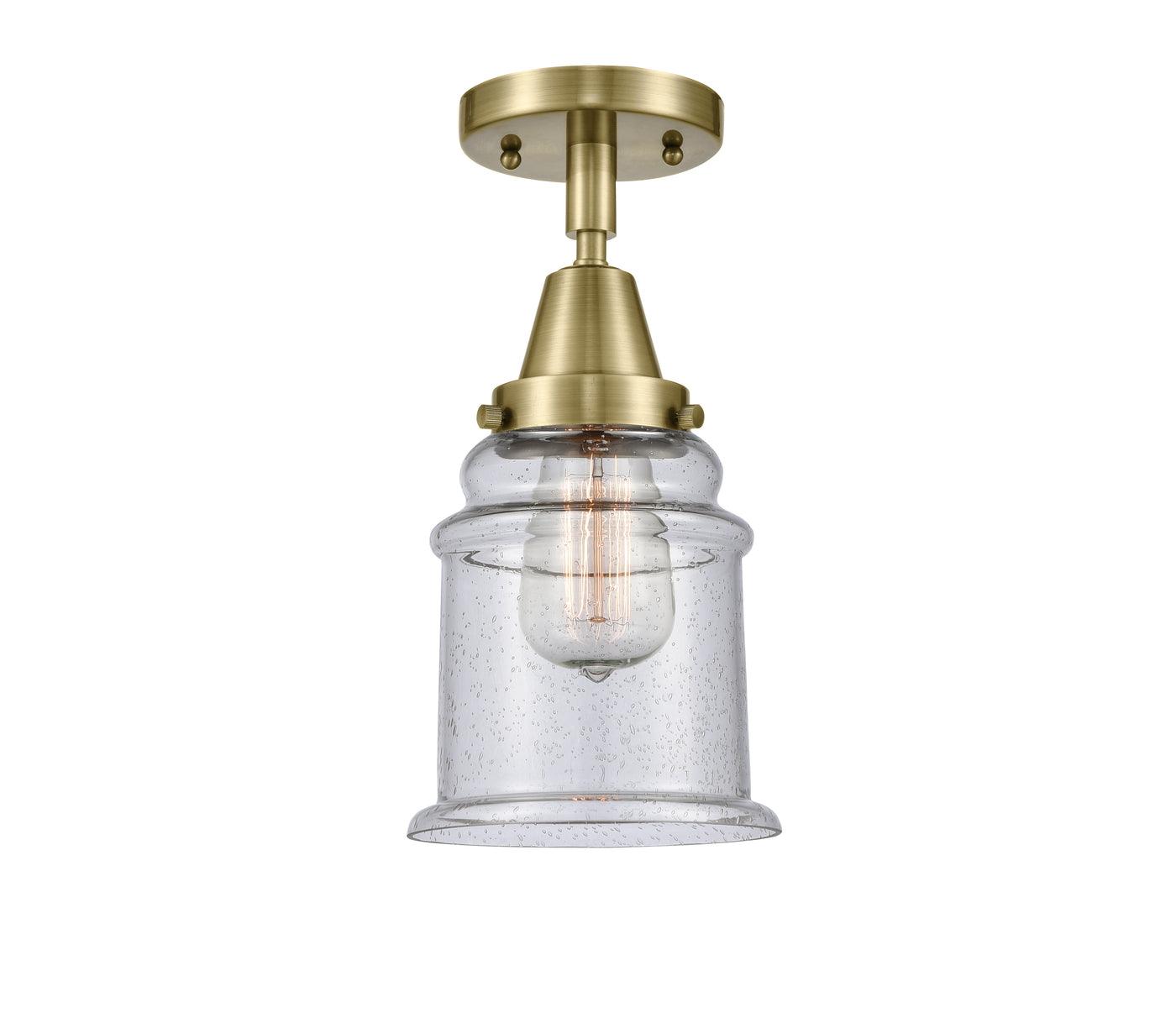 Caden Semi-Flush Mount Brushed Satin Nickel