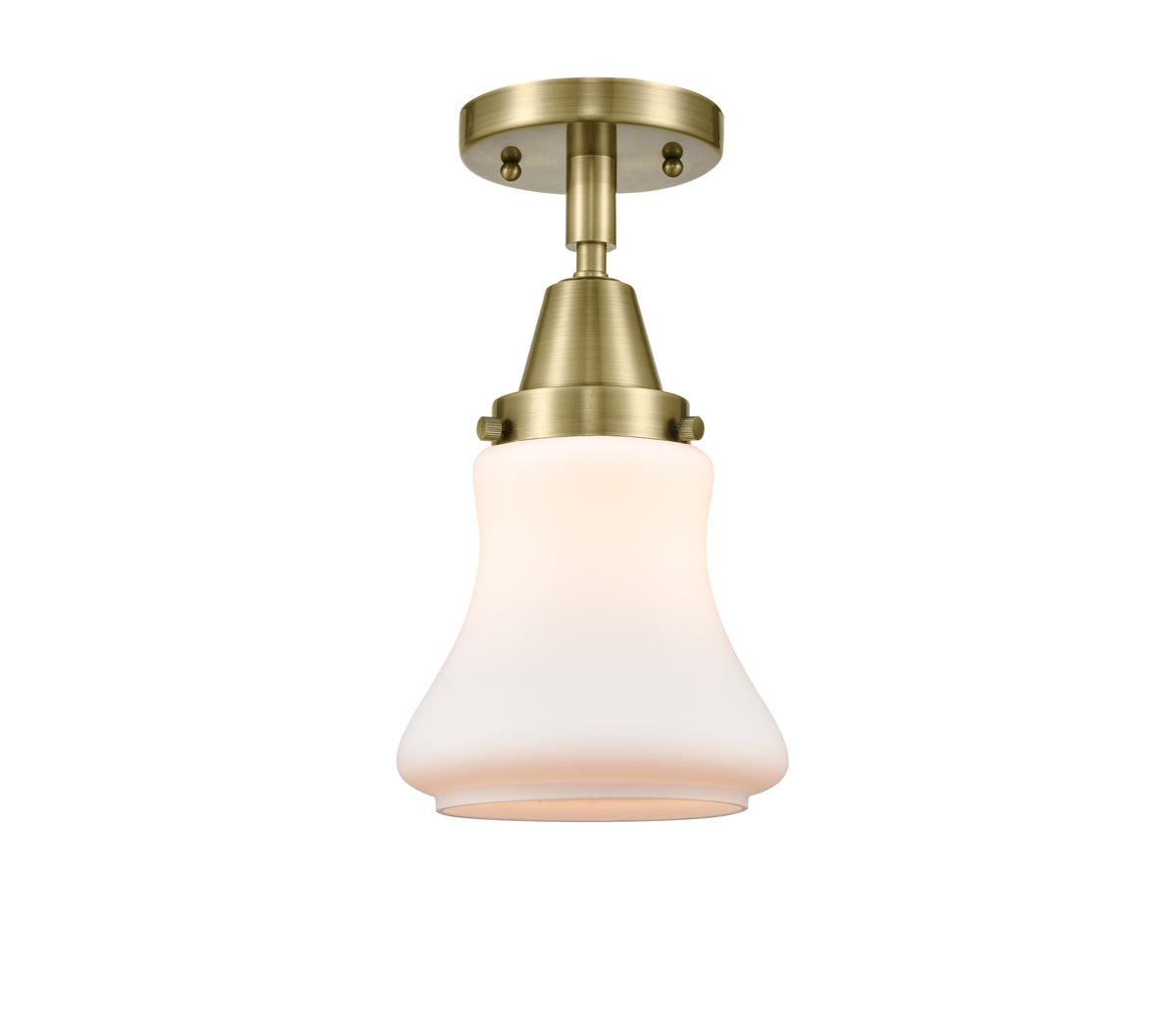 Bellmont 6-Inch 1-Light Semi-Flush Mount with LED Bulb 10-Inch High