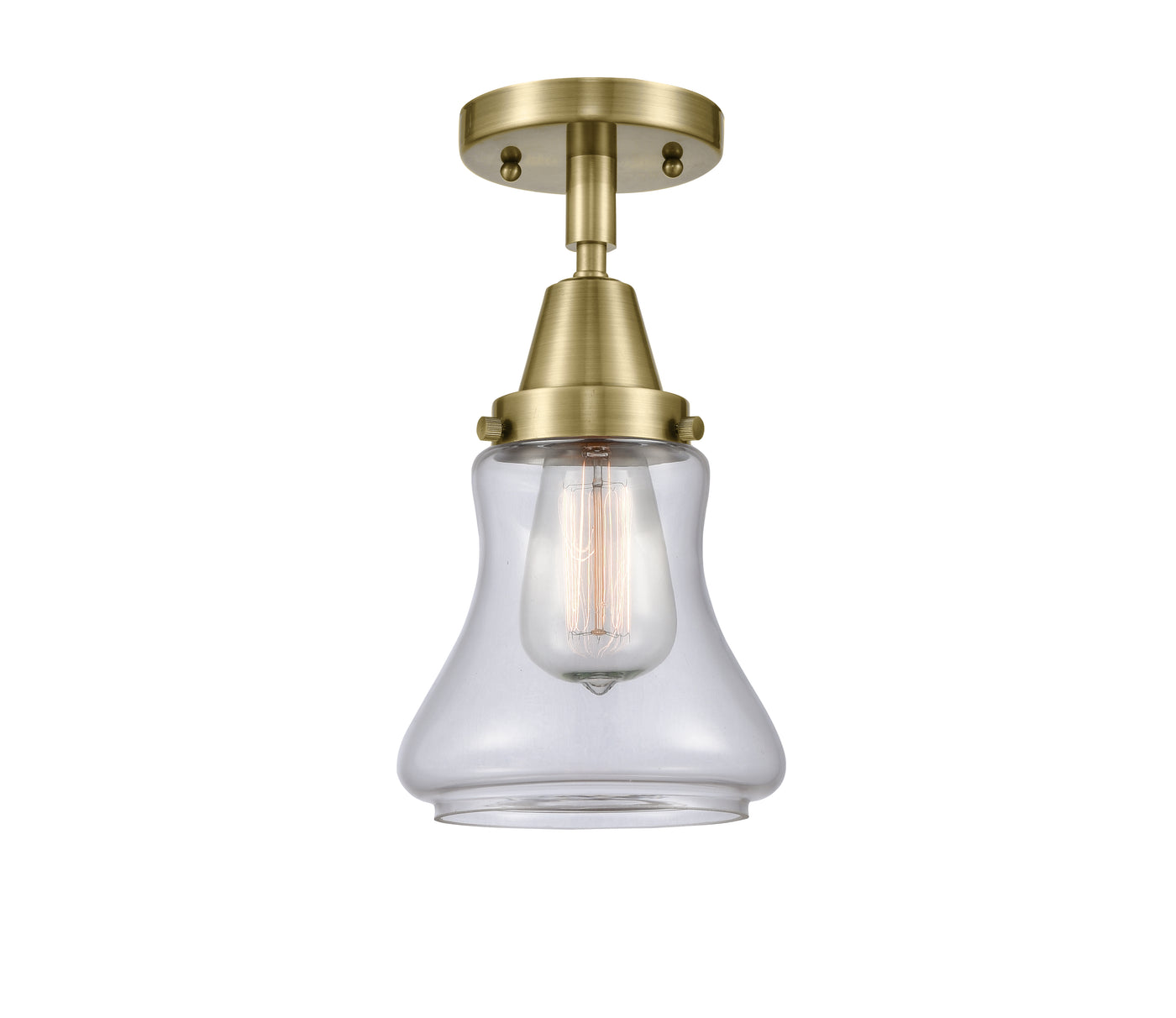 Caden Semi-Flush Mount Brushed Satin Nickel